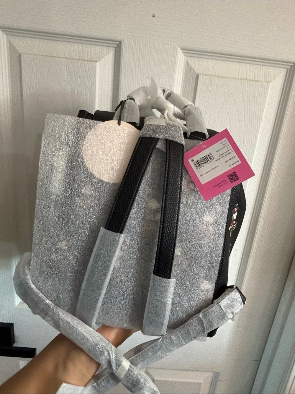 kate spade Black Minnie Mouse Patterned Backpack